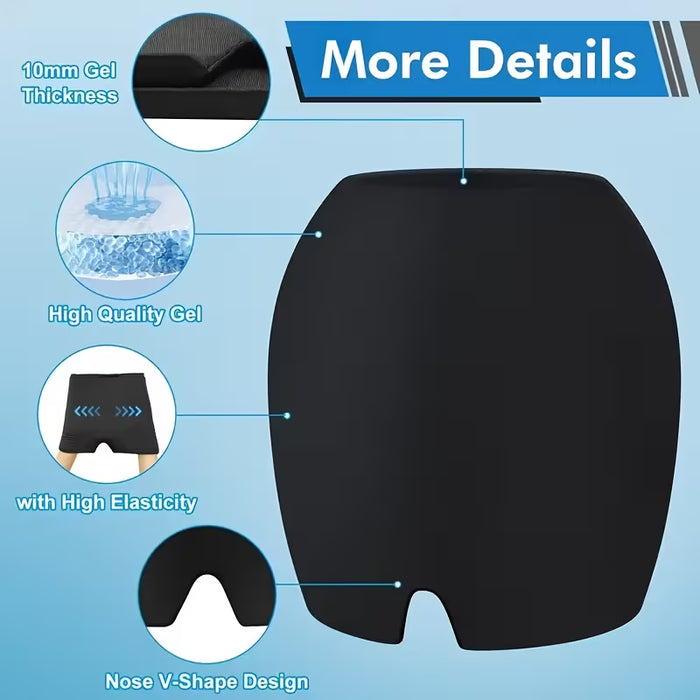 Migraine cap gel and fabric details